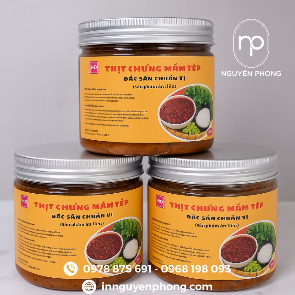 Mẫu in tem mắm tép
